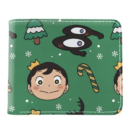 RYNDEX Ranki-ng of Kin-gs Brieftasche Anime, Cartoon-Druck Kleiner Geldbeutel, PU Leder Geldbörse Kreditkartenhalter(Color:Multicolor 4)