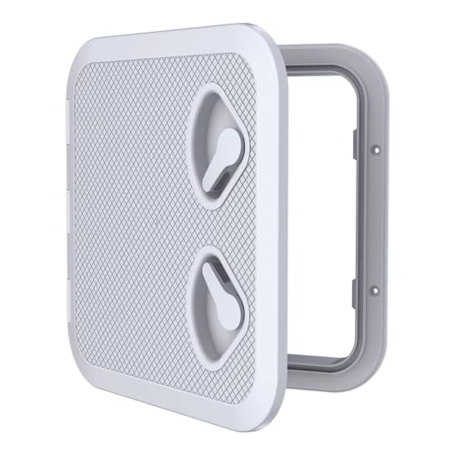 Seaflo Marine Boat Deck Access Hatch & LID 14-3/4X14-1/2 - White 370mm x 375mm by