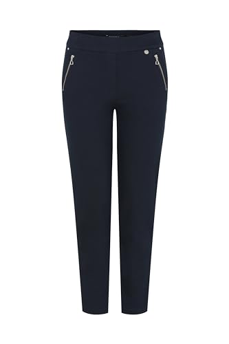 Robell Style NENA – Slim FIT, Denim Power Stretch Jeans, Gerade geschnittenes Bein und Gesässtaschen Farbe Darkblue Größe 42