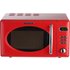 Wolkenstein Mikrowelle MW720 FRW Rot RETRO 700Watt 20l nostalgie