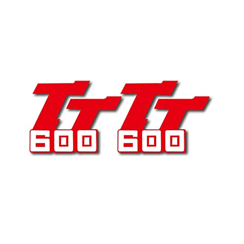 STATUZ Für Yamaha Tt600 Tt 600 Motorrad Kraftstofftank Aufkleber Reflektierende wasserdichte Kreative Aufkleber Helm Gepäck Notebook Logo Schmücken (Color : Reflective red)