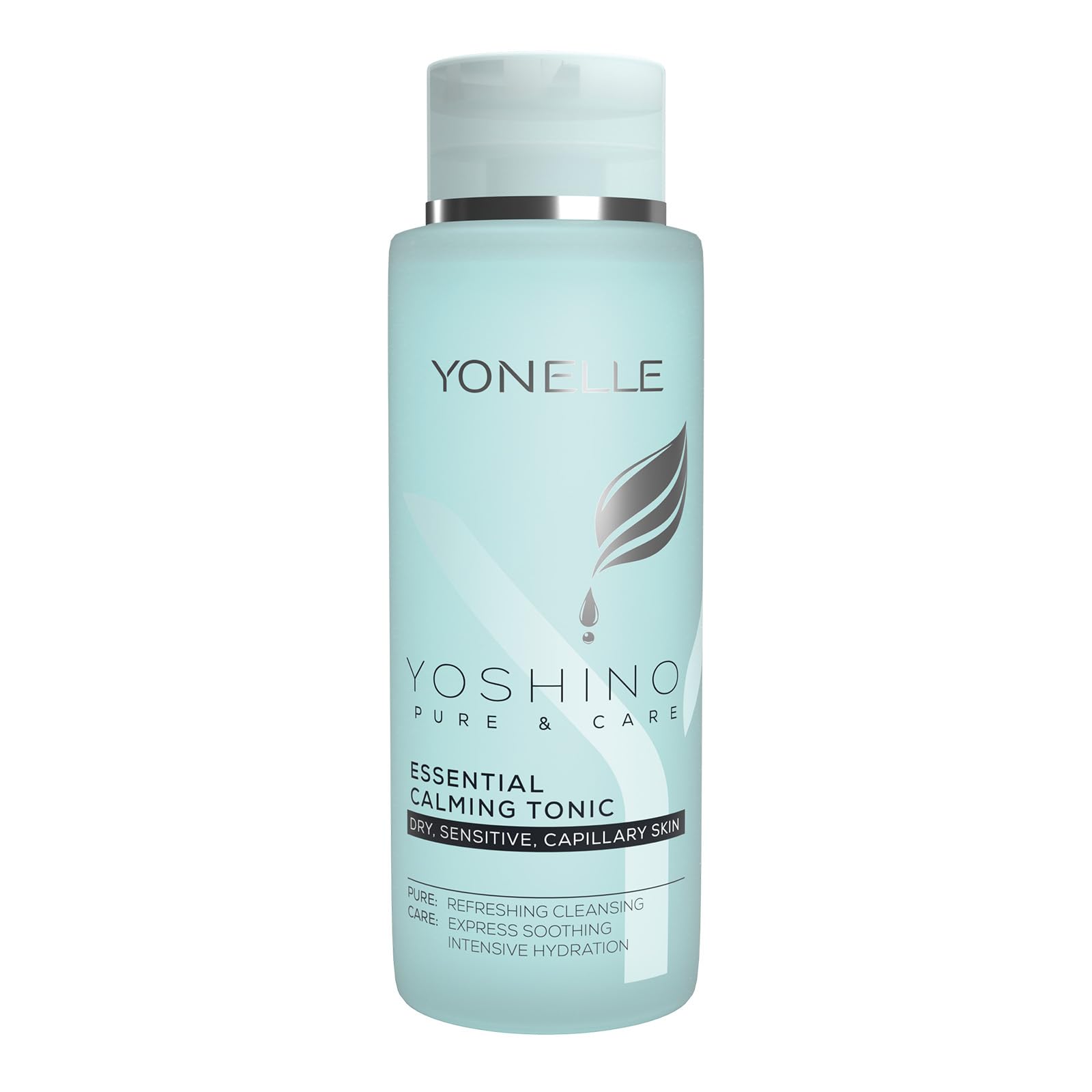 YONELLE Gesichtswasser mit Hyaluronsäure D-Panthenol Jeju-Blütenessenz - YOSHINO PURE & CARE - Toner Gesicht für Trockene, empfindliche und Couperose-Haut – 400 ml – Beruhigende