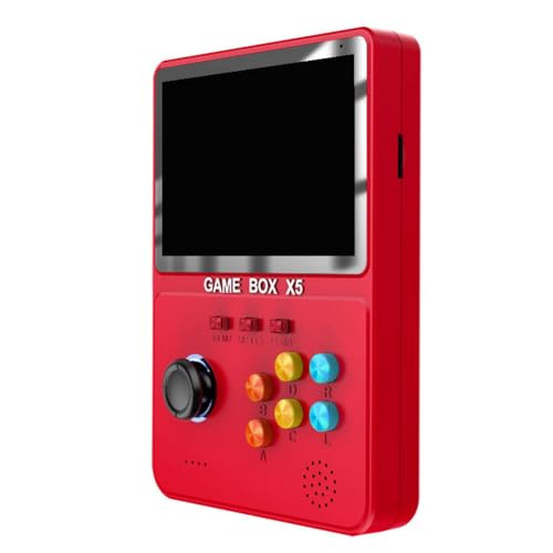 Richeyty Tragbarer X5 Handheld-Game-Player 4,0 640 X 480 PixelVideospielkonsole Geschenke für Kinder-Rot