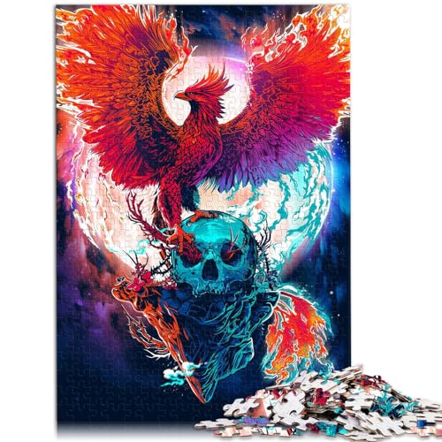 Puzzle für Phoenix für Erwachsene, 1000-teiliges Puzzle, Holzpuzzle, Spaß für zu Hause, Aktivitäten, Geburtstagsgeschenk, Reisegeschenke, 1000 Teile (50 x 75 cm)