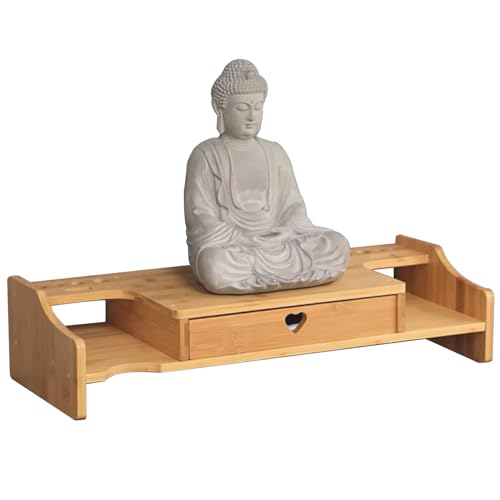 DUBTEDHOU Hölzerne Wiccan kleine Altar Tisch Buddhist Tisch, Altar Altarholz Wicca Altartisch Buddhistischer Tisch for Holz kann im Wohnzimmer, Arbeitszimmer, Büro oder Teehaus aufgestellt werden