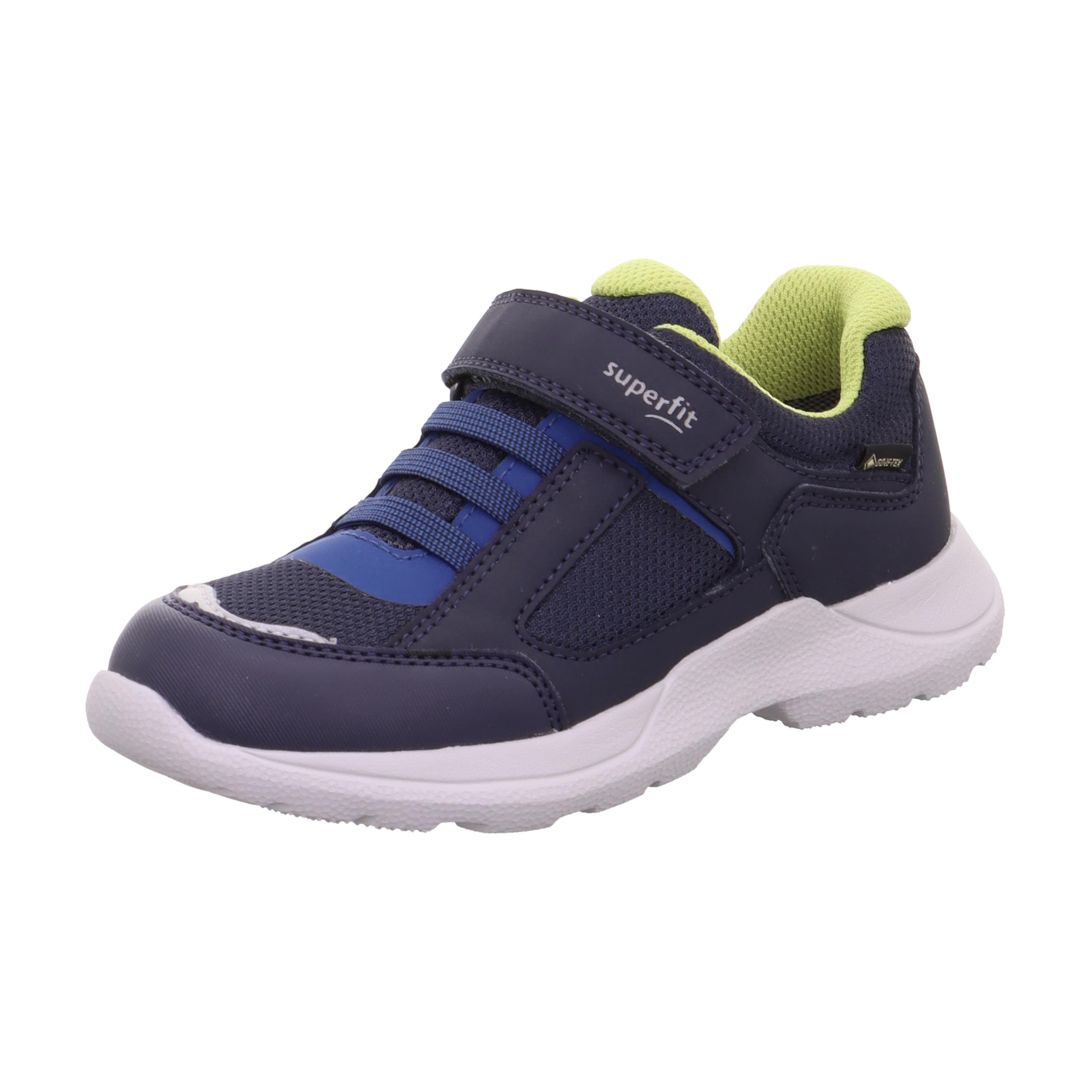 Superfit Jungen Rush Sneaker, Blau Hellgrün 8000, 33 EU