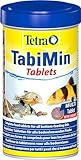 Tetra Tablets TabiMin - Tabletten Fischfutter für alle Bodenfische, z.B. Welse, Schmerlen oder bodengründelnde Barben, 2050 Tabletten Dose