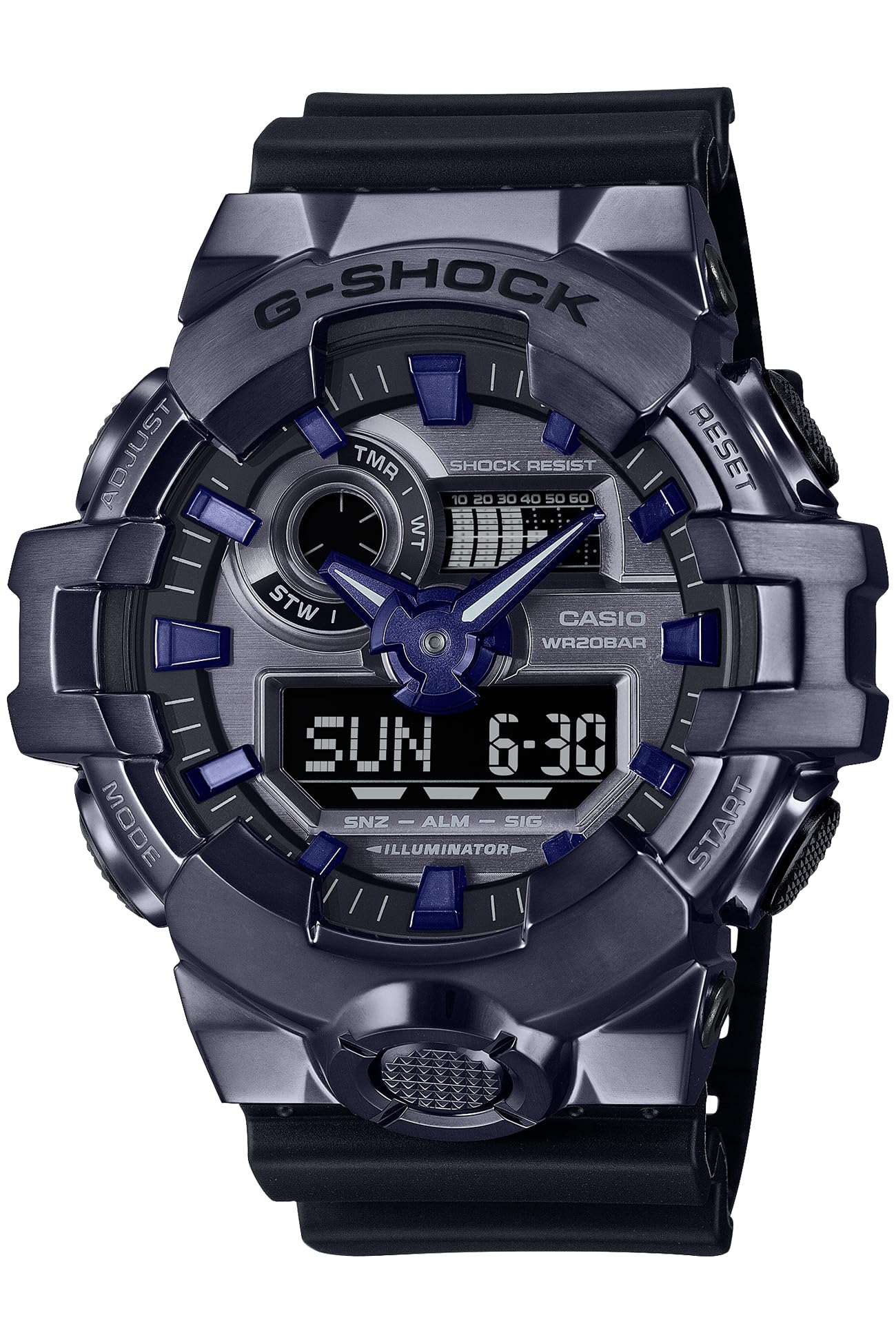 Casio G-Shock GM-700P-6AJF Japan-Import, Schwarz