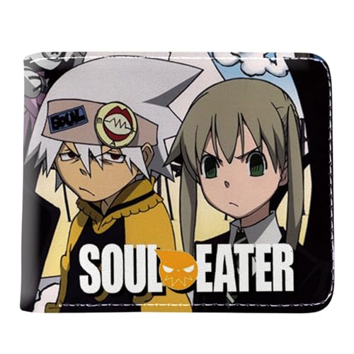 RYNDEX So-ul Eat-er Anime Geldtasche, Cartoon-Druck Kleiner Geldbeutel, PU Leder Geldbörse Kreditkartenhalter(Color:Multicolor 7)