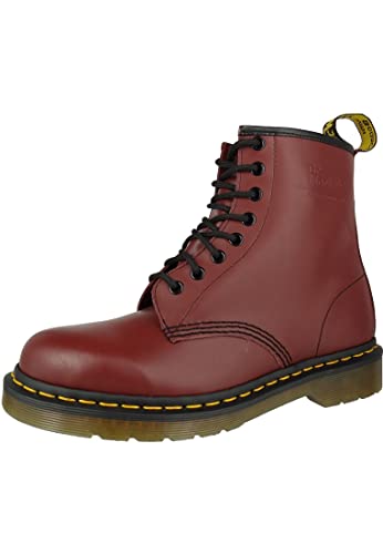 Dr. Martens 1460 Glatt, Erwachsene Unisex Stiefel,, Rot (Cherry Red), 36 EU