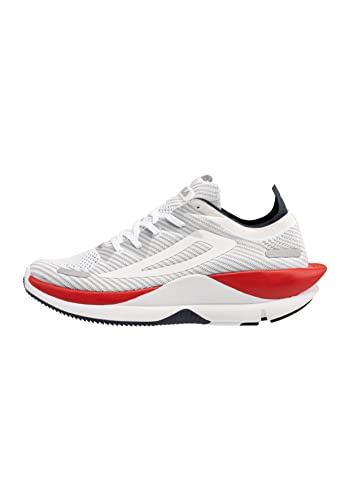 FILA Herren SHOCKET Run Laufschuh, White-High Risk Red Navy, 45 EU