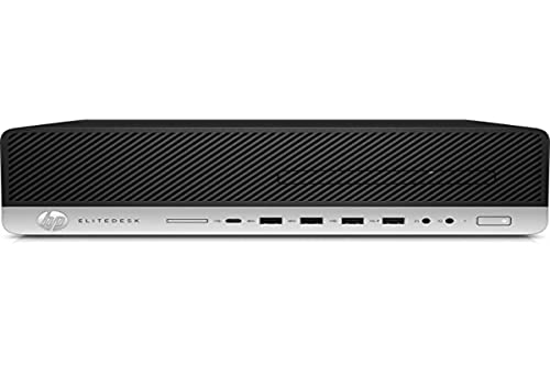 HP EliteDesk 800 G3 3,2 GHz i5-6500 SFF Schwarz, Silber PC (generalüberholt)