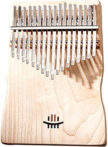 Kalimba Thumb Qin, Daumenklavier, Daumenklavier 17 Tasten Kalimba, Fingerklavier aus massivem Holz, C-Taste Daumenklavierinstrument for Musikliebhaber, mit Stimmhammer-Studienheft (18 cm x 13 cm) Feng