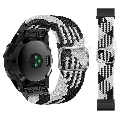 OPKDE Sport-Nylon-Armband für Garmin Fenix 6X 6 Pro 5X 5 7X 7 3HR Forerunner 935 Smart Watch, Schnellverschluss-Armband 26 mm 22 mm, 26mm D2 MK1 MK2i, Achat