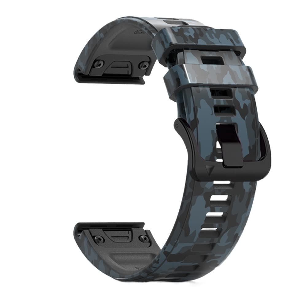 NEYENS 26 x 22 mm Uhrenarmband für Garmin Fenix 7X 6X 5X Plus 3HR Silikon-Leder-Schnellverschluss-Armband für Fenix 6 7 5 935 Watch, 22mm For Epix, Achat