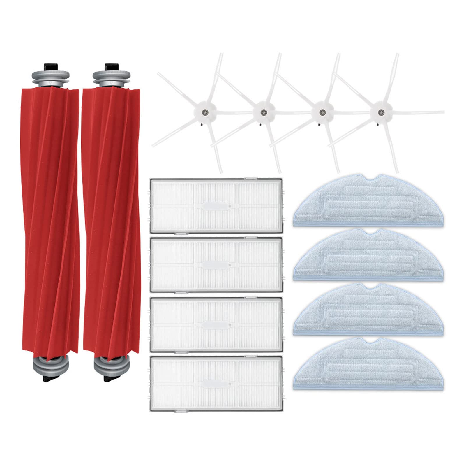 MOIDHSAG Staubsauger-Filter-Seitenbürste für T7S T7SPlus Kehrroboter