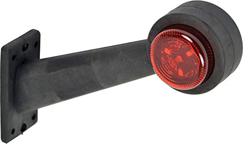 Carpoint LED Begrenzungsleuchte Rechts 60° Rot/Weiß 200mm - 0414025