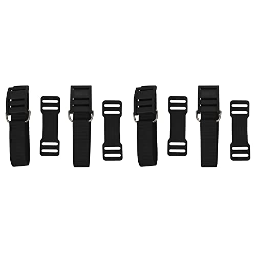 SICOSALT 4 Stück Scuba Tauchen Tank Strap BCD Tank Strap Band Gewichts Gurt mit Buckle Taucher Ausrüstung