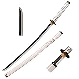 Skyward Blade Holzschwert Roronoa Zoro Katana, Anime Original Texture japanische Samurai Spada Wado Ichimonji Katana für Kollektion Cosplay 40 Zoll