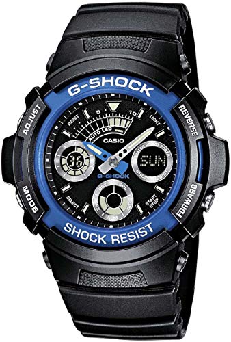 Casio G-Shock Analog-Digital Herrenarmbanduhr AW-591 rot, 20 BAR