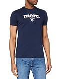 Merc of London Herren Brighton, T-Shirt, Blau (Navy), X-Large