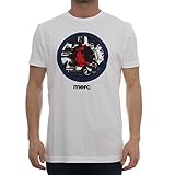 Merc of London Herren T-Shirt GRANVILLE, T-Shirt, Blanc (White), Large (Herstellergröße: L)