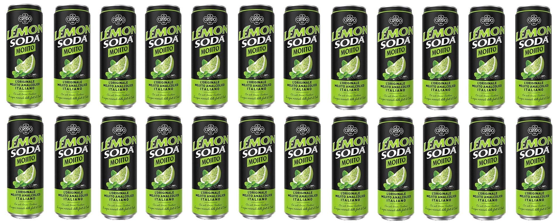 24x MOJITOSODA 330 ml Campari Group Mojito Limette alkoholfrei italienisch