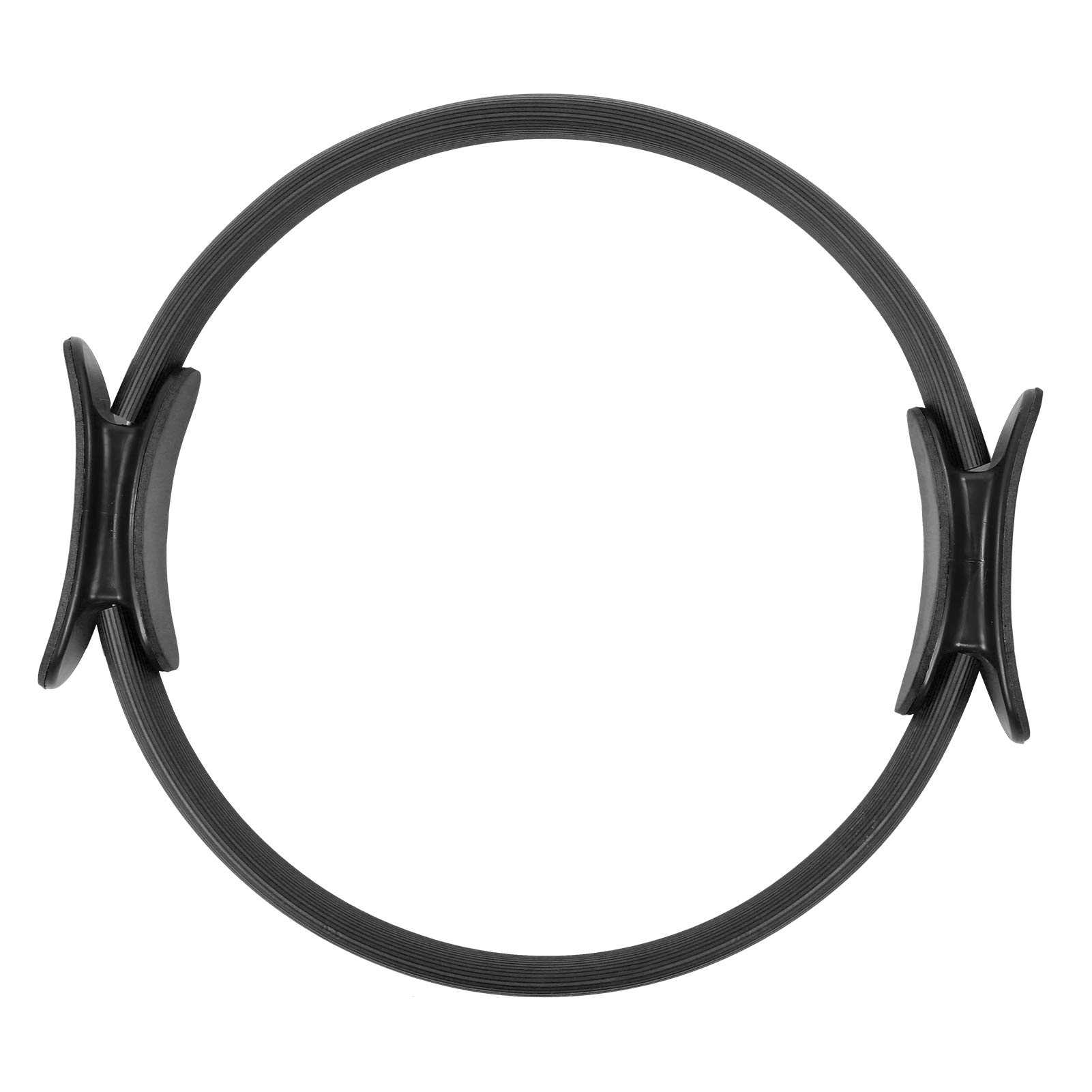 Yoga Ring Doppelgriff Unbreakable Pilates Ring Fitness Kreis Gewichtsverlust Body Toning Magic Circle(Schwarz) Yoga Zubehör