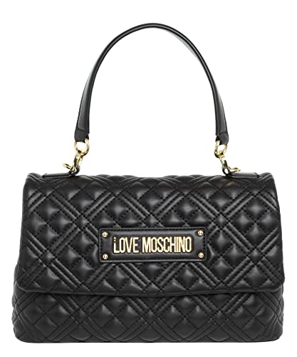 Love Moschino Damen Jc4314pp0fla000 Handtasche, Schwarz, Einheitsgröße