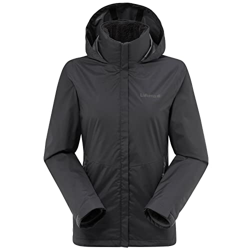 Lafuma - Access 3 in 1 Fleecejacke JKT W - Schützende Jacke für Damen - Wasserdicht und atmungsaktiv - Wandern, Trekking, Lifestyle - Schwarz