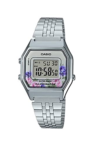 Casio Damen Digital Quarz Uhr mit Edelstahl Armband 4.54953E+12