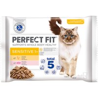 Perfect Fit Sensitive 1+ - 52 x 85 g Mix (Huhn + Lachs)