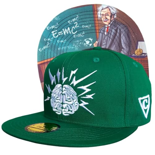 Capiche [99+ VARIATIONEN] Snapback Cap - Kappe - Baseball - Mütze - Kunst - Unisex - Schirm - Männer - Herren - Damen - [Mastermind] Einstein SB