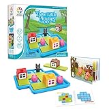 Smart Games - Three Little Piggies Deluxe, Preschool Puzzle Game with 48 Challenges, Picture Story Book Included, 3 - 6 Years