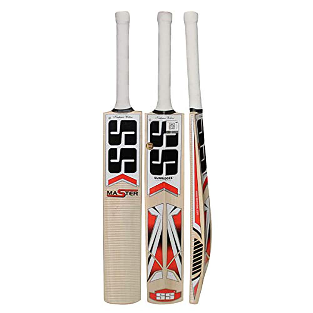 SS Men's Master Cricket Bat Cricketschläger, Beige, 5