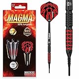 BULL'S Magma Dart, Schwarz/Rot, 18 g