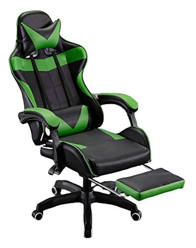 QYZUJIKL Bürostuhl E-Sport-Stuhl Spielstuhl Ergonomischer Computerstuhl Chefsessel Tisch mit hoher Rückenlehne und Sitzkissen Chefsessel Stuhl benötigt