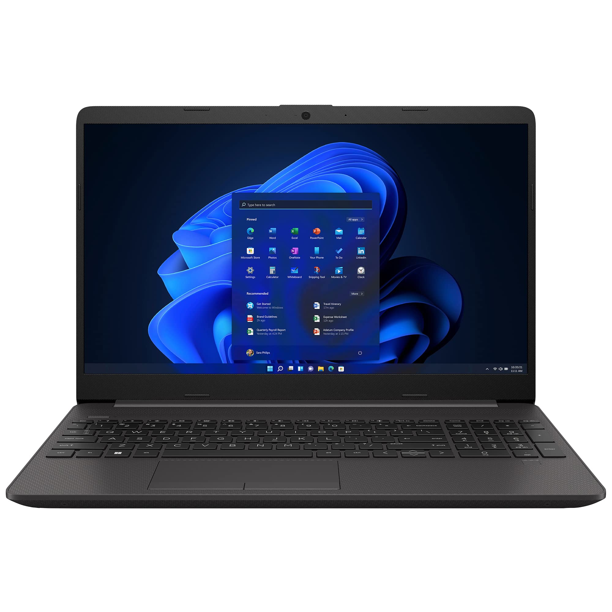 HP 250 G9 Business Laptop | 15,6" IPS FHD-Display | Intel Core i7-1255U | 16 GB DDR4 RAM | 512 GB SSD | Intel Iris Xe-Grafikkarte | Windows 11 Pro | QWERTZ Tastatur | Schwarz