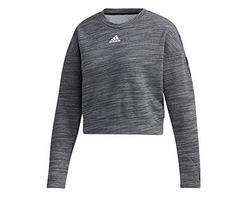 adidas Damen W E TPE SWT Sweatshirt, Brgros/Weiß, M