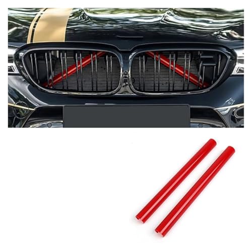 Frontgrills Für F10 F11 F02 F30 F32 F44 Serie Auto Sport Styling Dekoration Abdeckrahmen F20 F21 F22 F23 Kühlergrill Zierleisten Front Bumper Grille(Red)