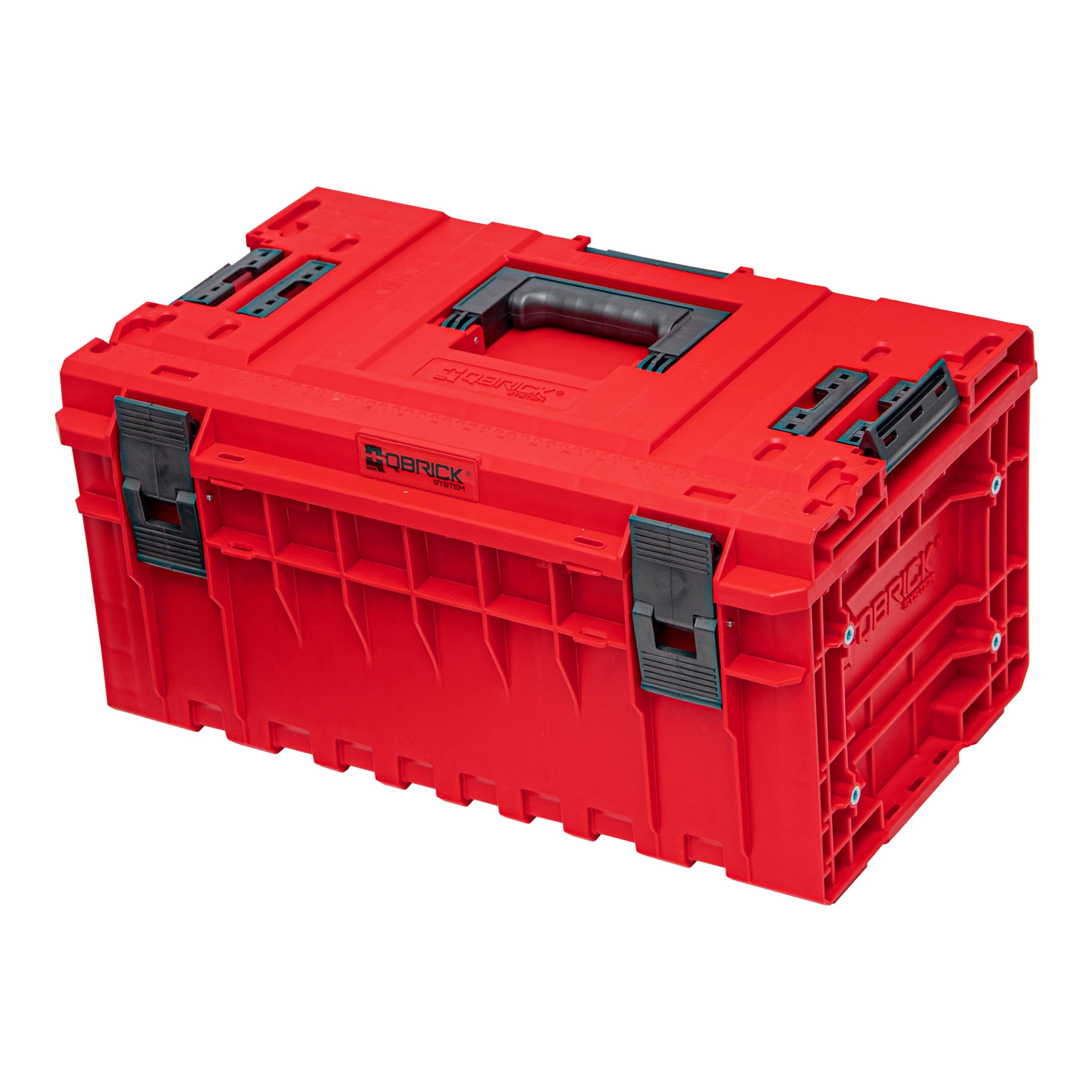 QBRICK SYSTEM Werkzeugkoffer Werkzeugkasten Leer Werkzeugkiste ONE 350 2.0 Vario RED Ultra HD Rot 600 x 400 x 330 mm