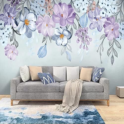 XLMING Handgemalte Rosen Wand Rustikale Blume 3D Tapete Home Dekoration Wohnzimmer Sofa Schlafzimmer Tv Hintergrund Wand-300cm×210cm