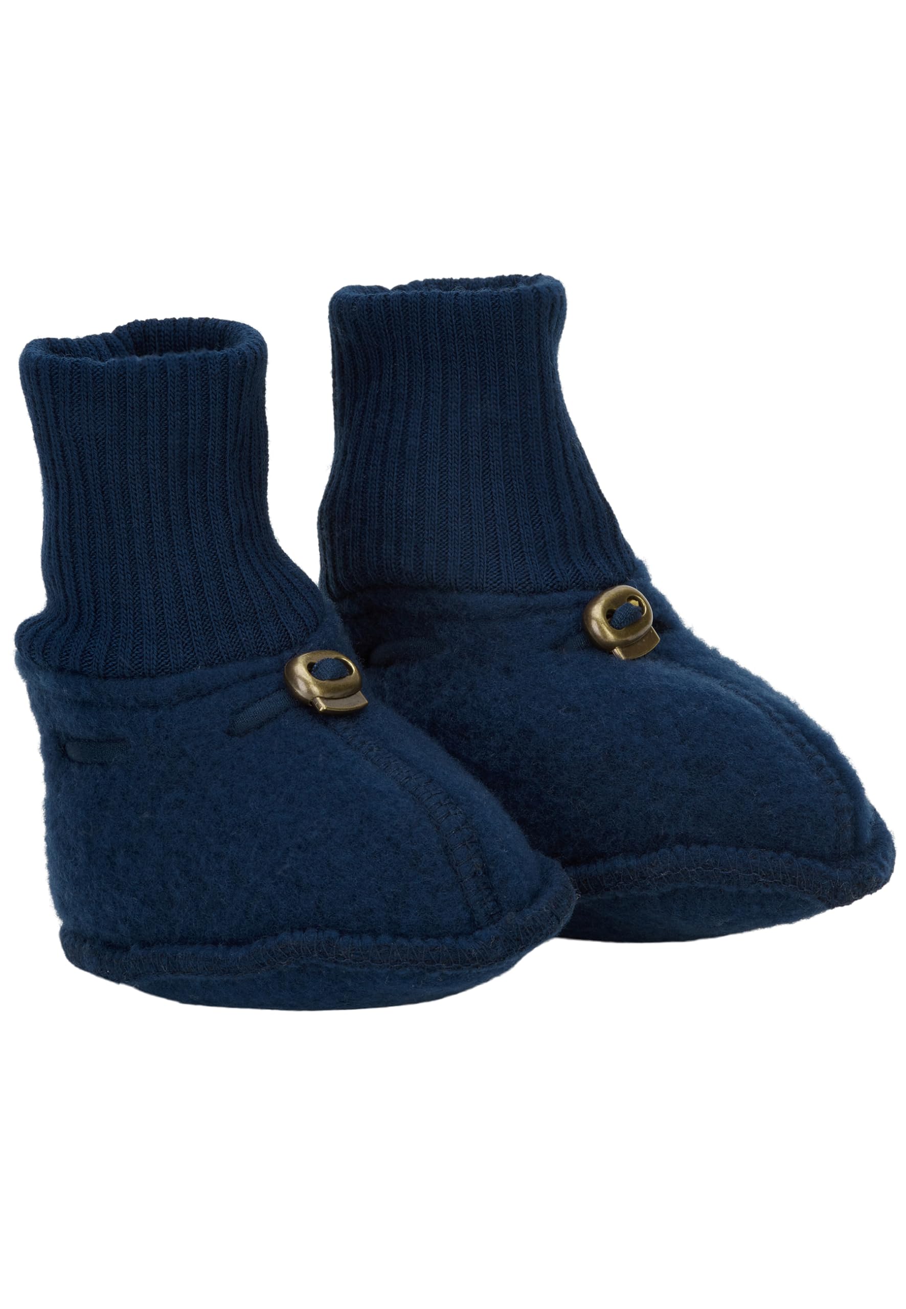 Mikk-line Woll Hausschuhe Kinder 62/68 Blie Nights | Krabbelschuhe Baby in Wool Und Polyster Für Mädchen und Jungen | Woll-Babysocken | Lauflernschuhe Baby | Babyschuhe 0-6 Monate