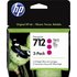 HP Druckerpatrone 712 Original 3er-Pack Magenta 3ED78A