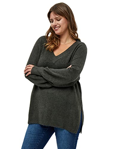 Peppercorn Aliah Pullover Kurve | Pullover Damen In Grün | Frühling Pulli Damen | Größe 46