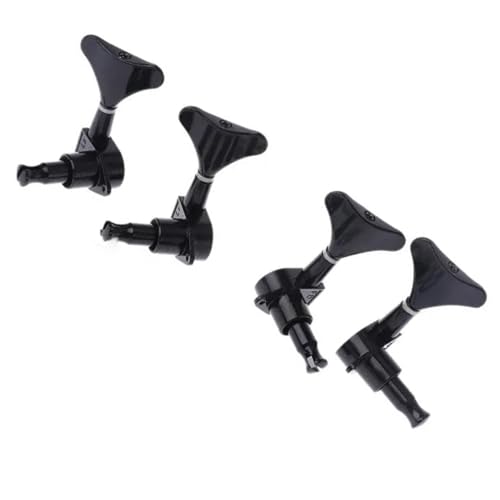 Strings Tuning Pegs Mechaniken Für Gitarre Neue schwarze versiegelte Gitarren-Mechaniken, Stimmwirbel, Mechaniken 2R2L für 4-Saiter-Bass