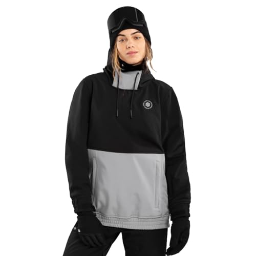 SIROKO - Skijacke für Damen W1-W Boardslide - S - Schwarz/Grau