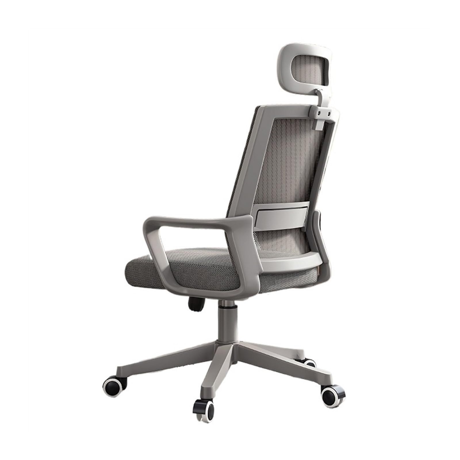 Bürostühle Bürostuhl, ergonomischer Schreibtischstuhl, Gaming-Stuhl mit Netzstoff und hoher Rückenlehne, großer und hoher, bequemer Home-Office-Stuhl for Männer und Frauen Schreibtischstuhl(Grigio)