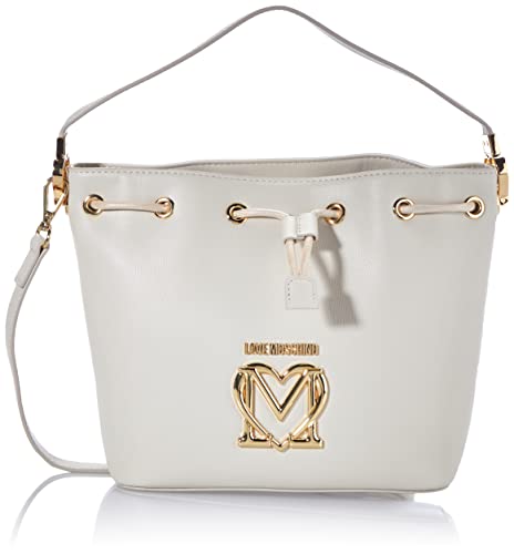 Love Moschino Damen BORSA A SPALLA Umhngetasche, Weiß, Einheitsgröße