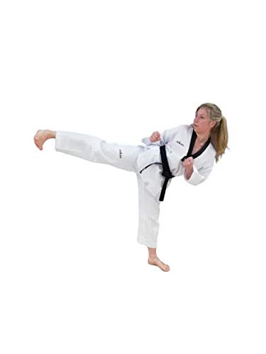 Orkan Taekwondo Anzug Premiere schwarzes Revers 170